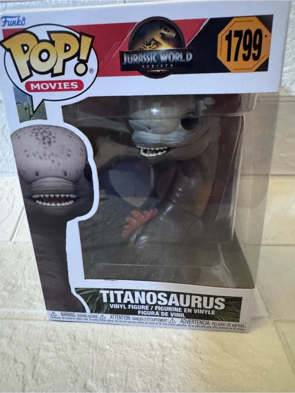 NEW-Funko Pop! Movies: Jurassic World: Rebirth - Titanosaurus - Vinyl Figure #17